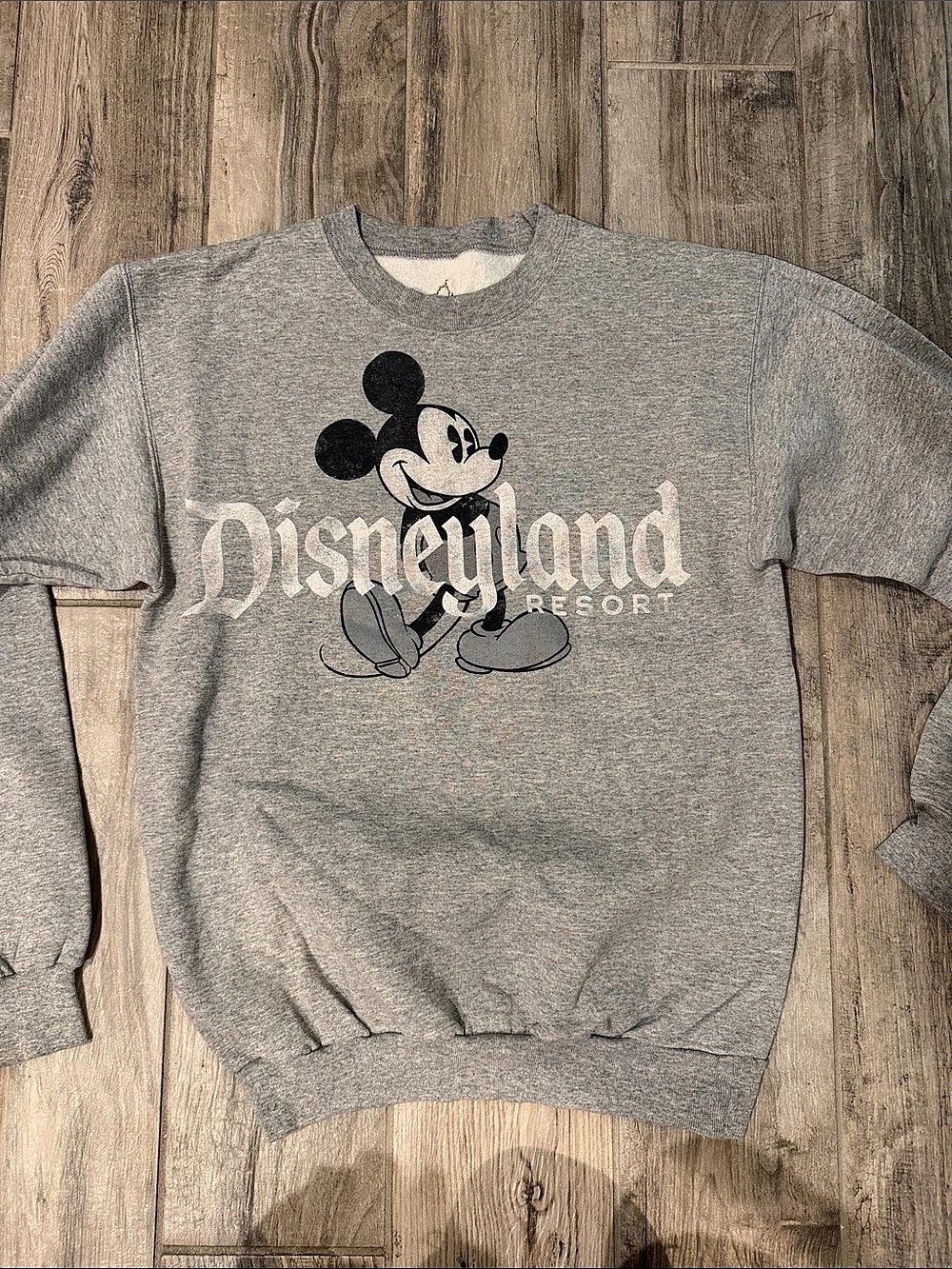 Disney Disneyland Resort Mickey Mouse Sweatshirt in Gray